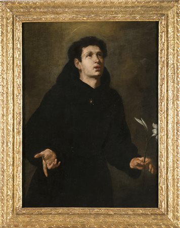 Scuola genovese del secolo XVII, cerchia di Bernardo Strozzi "S.Nicola da...