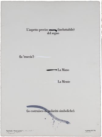 UGO CARREGA (1935-2014) La mano liberata - Disgraziata Mente, 1965/1978...