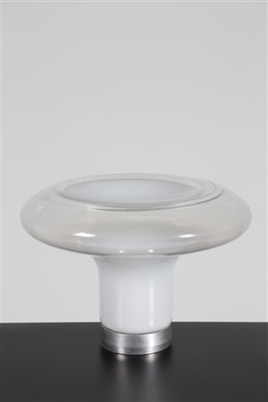 MANGIAROTTI ANGELO (n. 1921) Lampada da tavolo in vetro soffiato produzione...