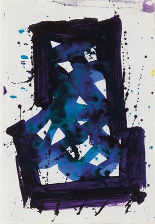 SAM FRANCIS (1923-1994) Senza titolo (SF74-806) 1974tempera e acquerello su...