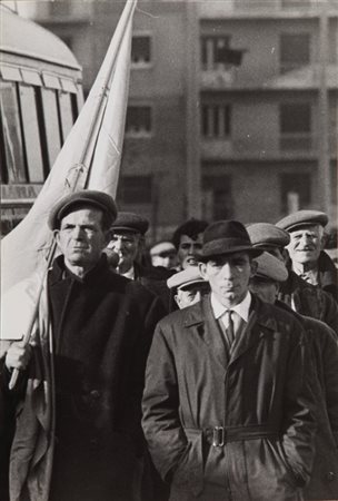 ANGELO NOVI (1930-1997) Manifestazioneanni '70stampa vintage ai sali...