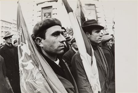 ANGELO NOVI (1930-1997) Manifestazioneanni '70stampa vintage ai sali...