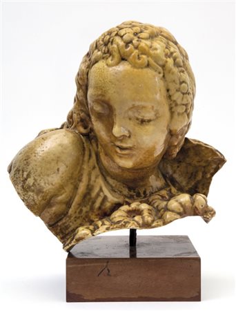 PIETRO MELANDRI"La Primavera", mezzo busto femminile in ceramica, anni "40....
