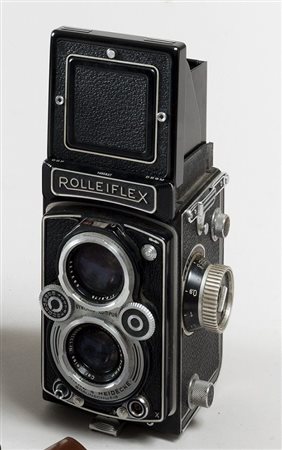 MACCHINA FOTOGRAFICA ROLLEIFEX Sinchro compur con astuccio