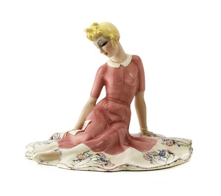 CERAMICA SANDRO VACCHE ESSEVI Messaggio d'amore modello 282 del 25 1.1939...