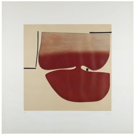 VICTOR PASMORE Chelsham 1908 - Malta 1998 Senza Titolo 1982 Acquaforte e...