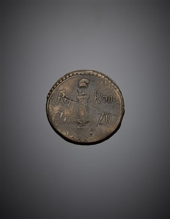 ROMA. Repubblica Romana (1798-1799). 2 baiocchi anno 7, con valore in...