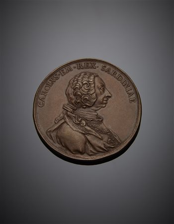 SAVOIA. Carlo Emanuele III (1730-1773). Medaglia 1771 per le nozze della...