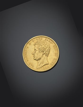 SAVOIA. Carlo Alberto (1831-1849). Da 100 lire 1834 Torino. Pagani 139. Oro,...