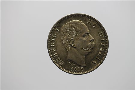 REGNO. Umberto I (1878-1900). Lira 1899. Pagani 606. AG. FDC. Conservazione...