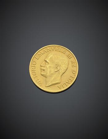 REGNO. Vittorio Emanuele III. Da 100 lire, 1923, riconio ? Oro (da esaminare)