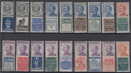 [REGNO D'ITALIA] 1922/1923 Collezione completa mancante solo dei numeri...