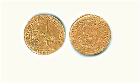 PARMA e Piacenza - Ottavio Farnese Duca II (1547-1586) - Scudo d'oro 1556: D/...