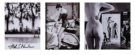 NEWTON HELMUT (1920 - 2004) Lotto composto da 3 fotografie. . Fotografia b/n....