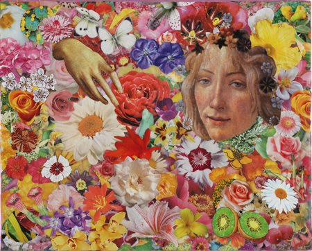 CARDENA FELIPE (n. 1979) Flower Power n. 72. . 2008. Tecnica mista su tela....