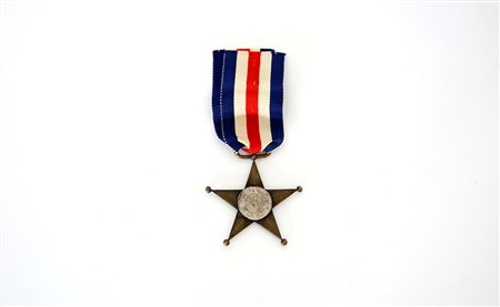 Stella da cavaliere dell'Ordine al merito militare, in bronzo. Repubblica del...