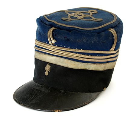 Kepi francese da ufficiale superiore di cavalleria. Francia, fine XIX secolo...