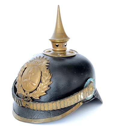 Pikelhaube (elmo a chiodo) da ufficiale, probabilmente da guardia...