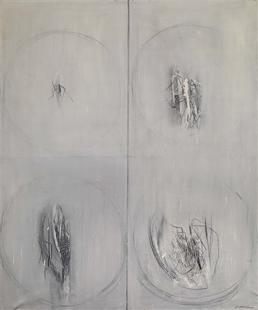 Emilio Scanavino Genova 1922 - Milano 1986 Germinazione, 1962 Olio su tela,...