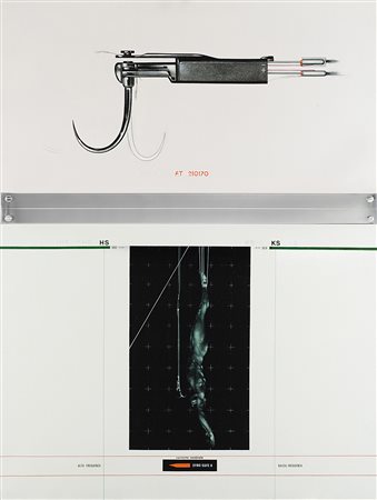 Sergio Sarri (Torino 1938) &quot;Esperimento con attrezzo a gancio&quot; 1975...