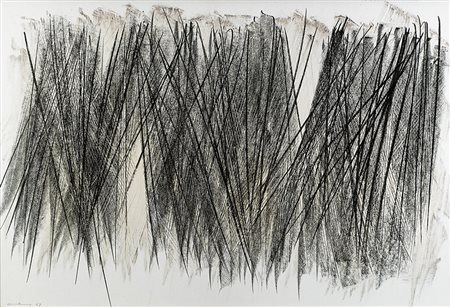 Hans Hartung (Lipsia 1904 - Antibes 1989) &quot;T1963-10&quot; 1963 pastelli...