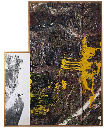 Shozo Shimamoto (Osaka 1928 - 2013) &quot;Bottle Crash and Nyotaku&quot; 1996...