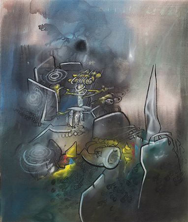 Roberto Matta (Santiago del Cile 1911 - Civitavecchia 2002) &quot;Senza...