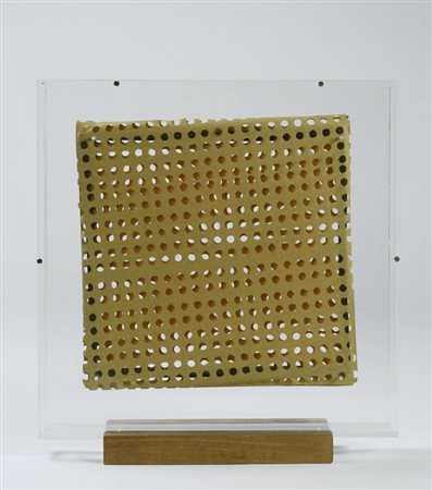 Alberto Biasi, Padova 1937 - 0, Trama, 1960, Tecnica mista e assemblaggio di...