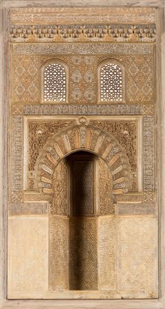 Arte Islamica Modellino di mihrab in stucco Probabilmente Spagna, XX secolo ....