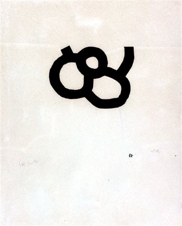 CHILLIDA EDUARDO San Sebastian 1924 - San Sebastian 2002 "Senza titolo" 46x38...