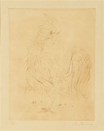 PORTINARI CANDIDO TORQUATO Brodowski 1903 – 1962 Rio de Janeiro "Gallo"...