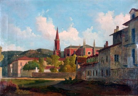 CAMINO GIUSEPPE Torino 1818 - 1890 Caluso (TO) "Chiesa di Santa Giulia a...