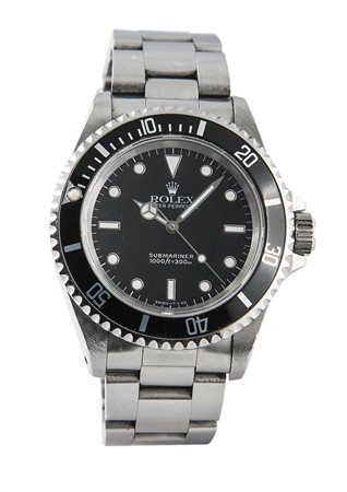 ROLEX "Oyster Perpetual Submariner", ref. 14060, anni '90 Diam. 40 mm Cassa...