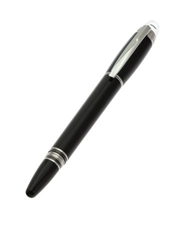 MONTBLANC Fineliner modello "StarWalker Platinum Resin". Corpo in resina con...