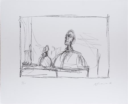 D'APR&Egrave;S ALBERTO GIACOMETTI (1901-1966) Senza Titolo Litografia...