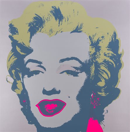 D'APR&Egrave;S ANDY WARHOL (1928-1987) Marilyn Serigrafia a colori su carta...