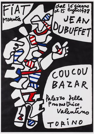 D'APR&Egrave;S JEAN DUBUFFET (1901-1985) Senza Titolo Manifesto edito in...