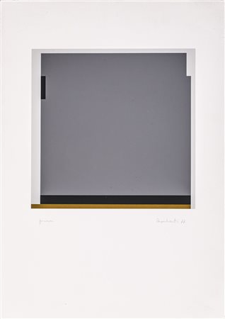 GIULIANO BARBANTI (1936) Prova, 1977 Litografia Cm 50X34,5 Firma, iscrizione...